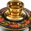 Самовар электрический 10 литров с художественной росписью «Красная смородина» формы «Банка»