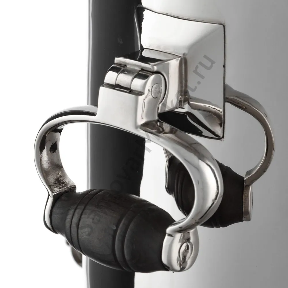 Самовар антикварный комбинированный 6 л. формы «Банка» Баташевых с медалями, с трубой, серебристый Самовар антикварный комбинированный 6 л. формы «Банка» Баташевых с медалями, с трубой, серебристый