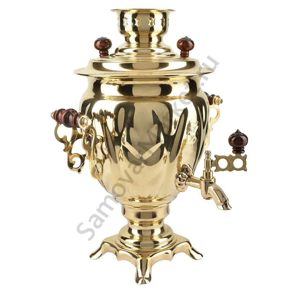 Самовар электрический 3 литра формы «Жёлудь», золотой, категория «Стандарт» Самовар электрический 3 литра формы «Жёлудь», золотой, категория «Стандарт»