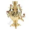 Самовар электрический 3 литра формы «Жёлудь», золотой, категория «Люкс»
