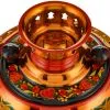 Самовар электрический 3 литра с художественной росписью «Клубника в зелени №2» формы «Овал»