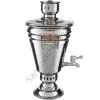Самовар на дровах 5 литров формы «Конус», нержавеющая сталь, серебристый 