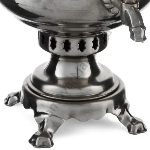 Самовар на дровах 5 литров формы «Банка с листьями», категория «Дачный»