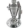 Самовар на дровах из нержавейки 5 литров формы «Конус» в наборе из 4 предметов (труба в подарок)