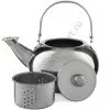 Самовар на дровах из нержавейки 5 литров формы «Банка» в наборе из 4 предметов (труба в подарок) Самовар на дровах из нержавейки 5 литров формы «Банка» в наборе из 4 предметов (труба в подарок)