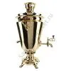 Самовар комбинированный 5 литров формы «Рюмка», золотой, категория «Люкс»