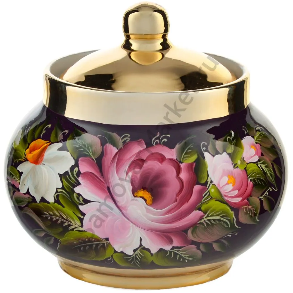 Самовар электрический 4 л.в наборе из 4 предметов с худ.росписью «Букет на фиолетовом в золоте» Самовар электрический 4 л.в наборе из 4 предметов с худ.росписью «Букет на фиолетовом в золоте»