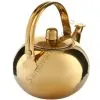 Чайник заварочный 0,8 литра круглый, золотистый