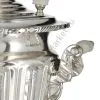 Самовар антикварный на дровах 4 литра формы «Рюмка» Шапошникова, фурнитура кость,посеребрённый Самовар антикварный на дровах 4 литра формы «Рюмка» Шапошникова, фурнитура кость,посеребрённый