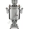 Самовар комбинированный 5 литров формы «Банка» нержавеющая сталь