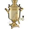 Самовар на дровах 7 литров формы «Банка», ТПТ, литьё, золотой, категория «Люкс» Самовар на дровах 7 литров формы «Банка», ТПТ, литьё, золотой, категория «Люкс»