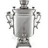 Самовар буфетный электрический 45 литров, фигурные ручки, кран «Ветка», серебристый Самовар буфетный электрический 45 литров, фигурные ручки, кран «Ветка», серебристый