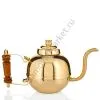 Чайник заварочный для самовара круглый 0,6 литра, золотой Чайник заварочный для самовара круглый 0,6 литра, золотой