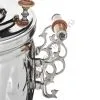 Самовар на дровах 5 литров формы «Банка с листьями», серебристый Самовар на дровах 5 литров формы «Банка с листьями», серебристый