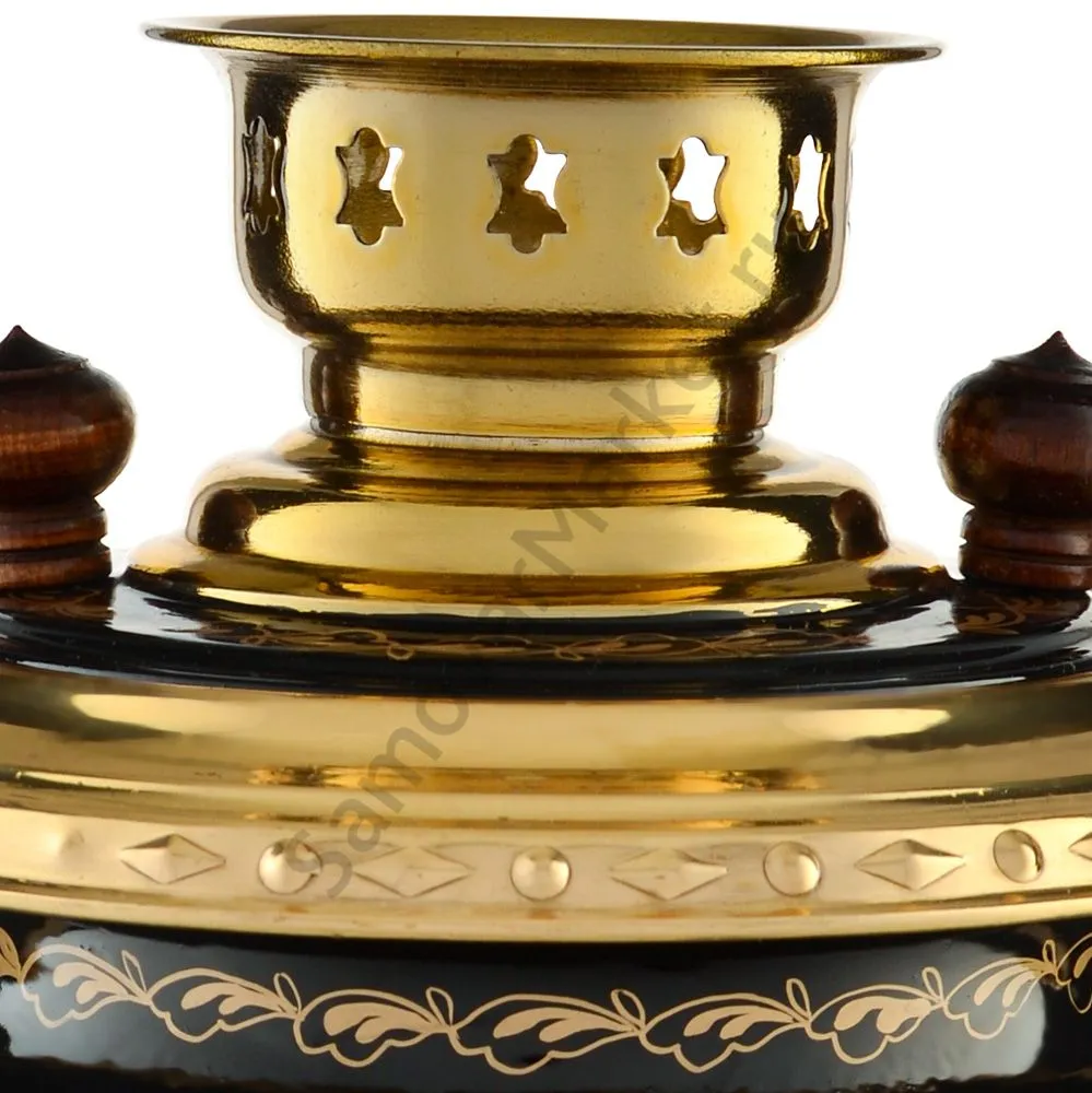 Самовар электрический 3 литра с авто.откл художественной росписью «Ромашки с клевером» формы «Рюмка» Самовар электрический 3 литра с авто.откл художественной росписью «Ромашки с клевером» формы «Рюмка»