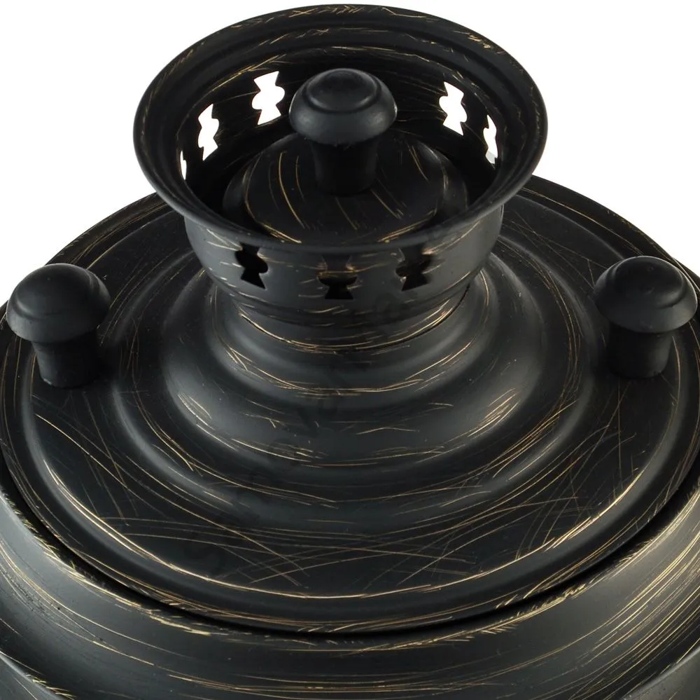 Самовар на дровах 7 литров формы «Рюмка», литьё, золотые нити в патине, категория «Эксклюзив» Самовар на дровах 7 литров формы «Рюмка», литьё, золотые нити в патине, категория «Эксклюзив»