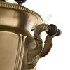 Самовар антикварный комбинированный 7 литров формы «Рюмка гранная», с трубой, патинированная латунь