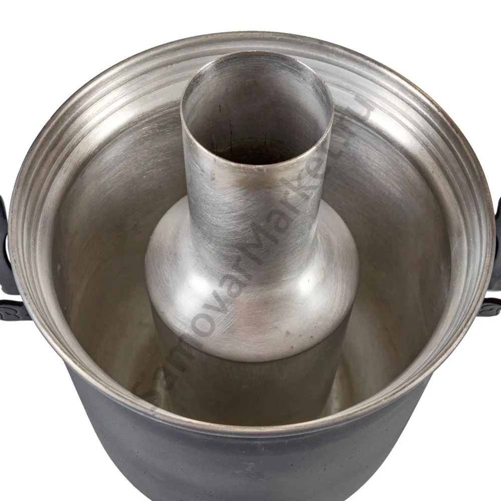 Самовар на дровах 7 литров формы «Банка», категория «Эксклюзив», «Графит» Самовар на дровах 7 литров формы «Банка», категория «Эксклюзив», «Графит»