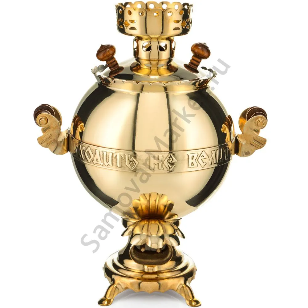 Самовар электрический 3 литра «Золотой петушок», золотой Самовар электрический 3 литра «Золотой петушок», золотой