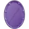 Поднос для самовара овальный, фиолетовый (Китай) 