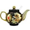 Чайник заварочный для самовара с художественной росписью «Кудрина чёрная» Чайник заварочный для самовара с художественной росписью «Кудрина чёрная»