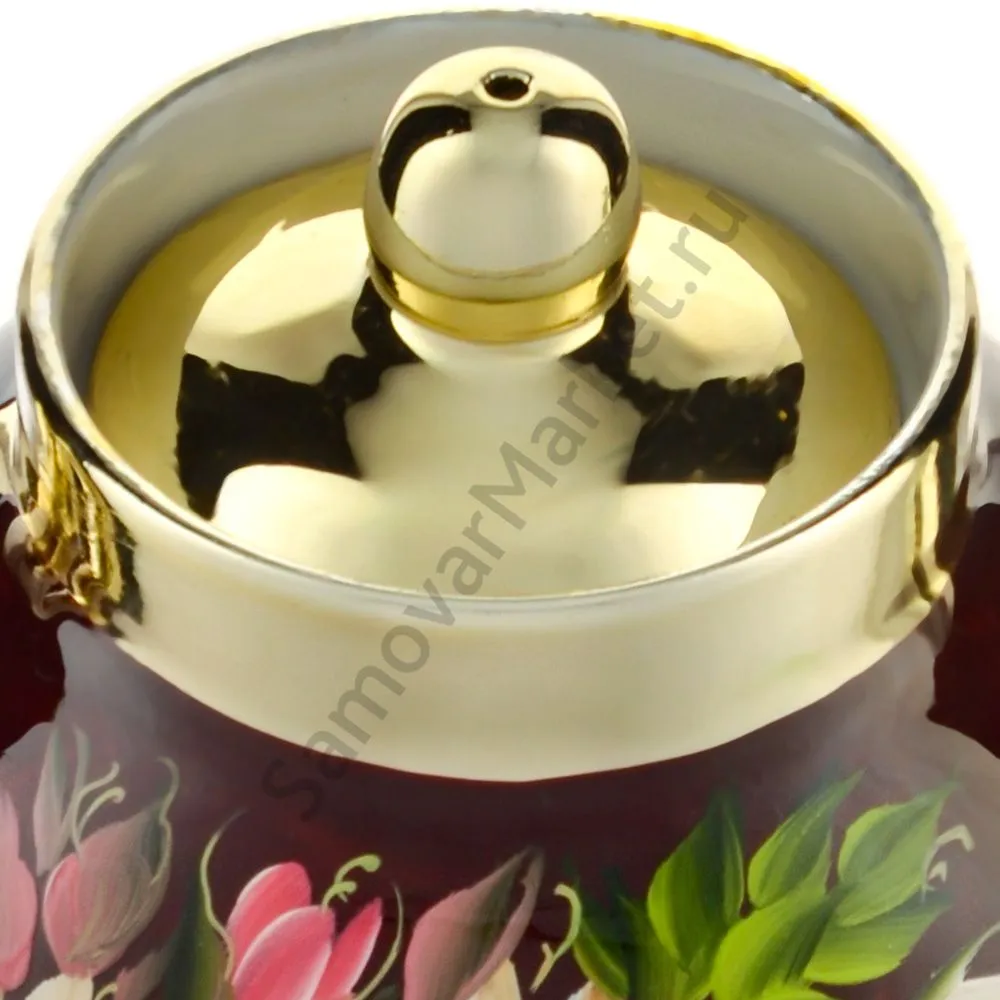 Чайник заварочный для самовара с художественной росписью «Баня» Чайник заварочный для самовара с художественной росписью «Баня»