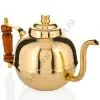 Чайник заварочный для самовара круглый 0,6 литра, золотой Чайник заварочный для самовара круглый 0,6 литра, золотой