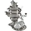 Самовар антикварный комбинированный 5 литров формы «Репка» Соловьёва, набор «Купеческий» 