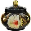 Сахарница с художественной росписью «Кудрина чёрная» Сахарница с художественной росписью «Кудрина чёрная»