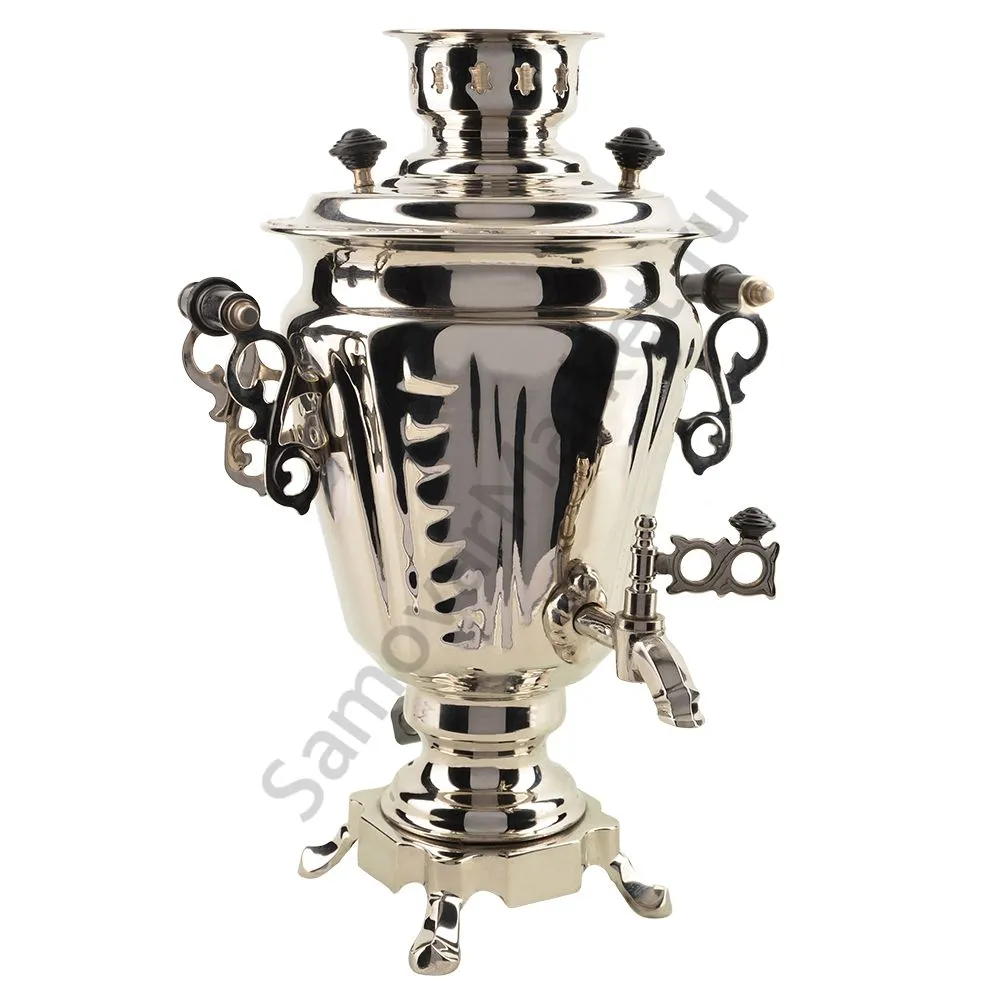 Самовар электрический 3 литра формы «Рюмка» с защитой ТЭН, литьё, серебристый Самовар электрический 3 литра формы «Рюмка» с защитой ТЭН, литьё, серебристый