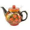 Чайник заварочный для самовара с художественной росписью «Клубника в зелени №2» Чайник заварочный для самовара с художественной росписью «Клубника в зелени №2»