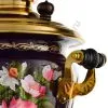 Самовар электрический 3 литра с художественной росписью «Букет на фиолетовом в золоте» формы «Рюмка» Самовар электрический 3 литра с художественной росписью «Букет на фиолетовом в золоте» формы «Рюмка»
