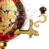 Самовар электрический 3 литра с художественной росписью «Кудрина красная» формы «Шар» Самовар электрический 3 литра с художественной росписью «Кудрина красная» формы «Шар»