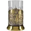 Подстаканник латунный «Русские пляски»