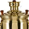 Самовар на дровах 7 литров формы «Банка», золотой, категория «Люкс» Самовар на дровах 7 литров формы «Банка», золотой, категория «Люкс»