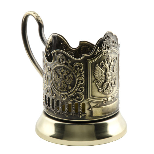 Подстаканник латунный «Герб Российской Федерации»