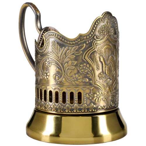 Подстаканник латунный «Глухарь»