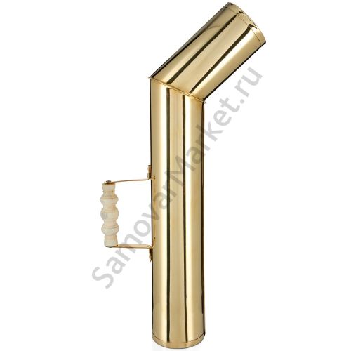 Труба для самовара золотая с ручкой кость «Люкс» в ассортименте 