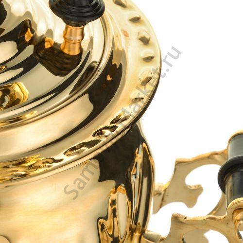 Самовар электрический 3 литра формы «Жёлудь» с защитой ТЭН, литьё, золотой Самовар электрический 3 литра формы «Жёлудь» с защитой ТЭН, литьё, золотой