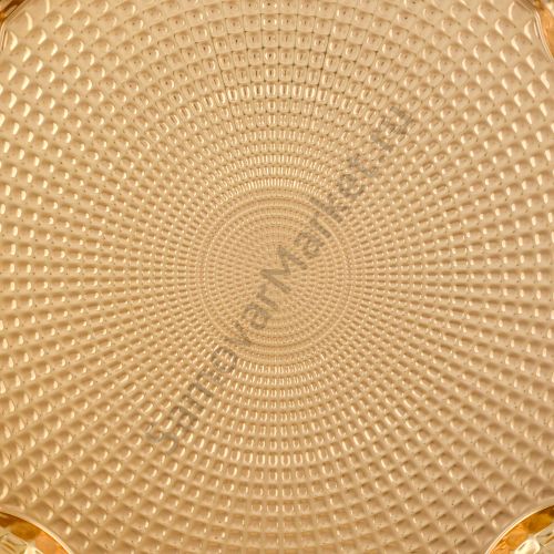 Поднос для самовара круглый, рельефный