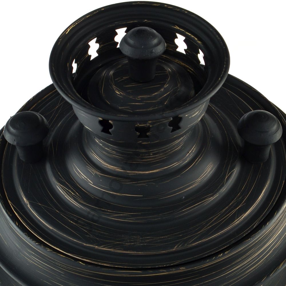 Самовар на дровах 5 литров формы «Рюмка», золотые нити в патине, литьё, категория «Эксклюзив» Самовар на дровах 5 литров формы «Рюмка», золотые нити в патине, литьё, категория «Эксклюзив»