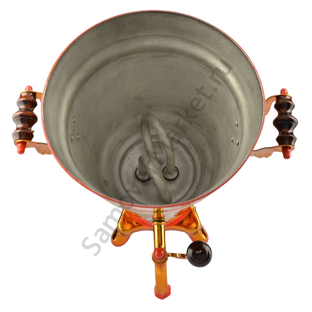 Самовар электрический 3 литра с художественной росписью «Клубника в зелени №2» формы «Рюмка гладкая» Самовар электрический 3 литра с художественной росписью «Клубника в зелени №2» формы «Рюмка гладкая»