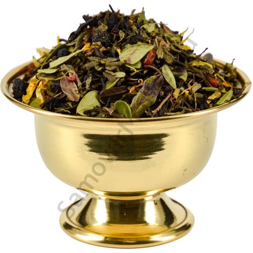 Чай листовой зелёный и чёрный "Карельский сбор", в зип-пакете, 100 г