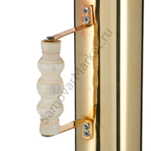 Труба для самовара золотая с ручкой кость «Люкс» в ассортименте 