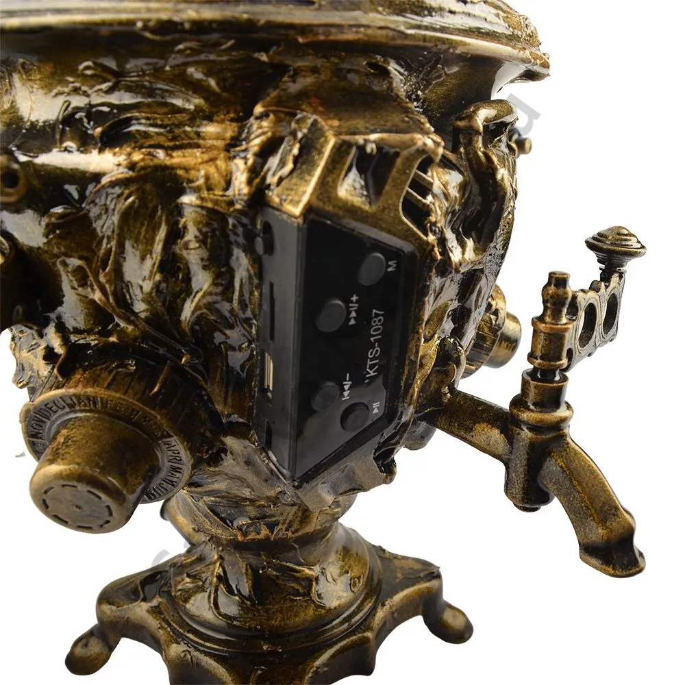 Музыкальный проигрыватель «Самовар» в авторском оформлении