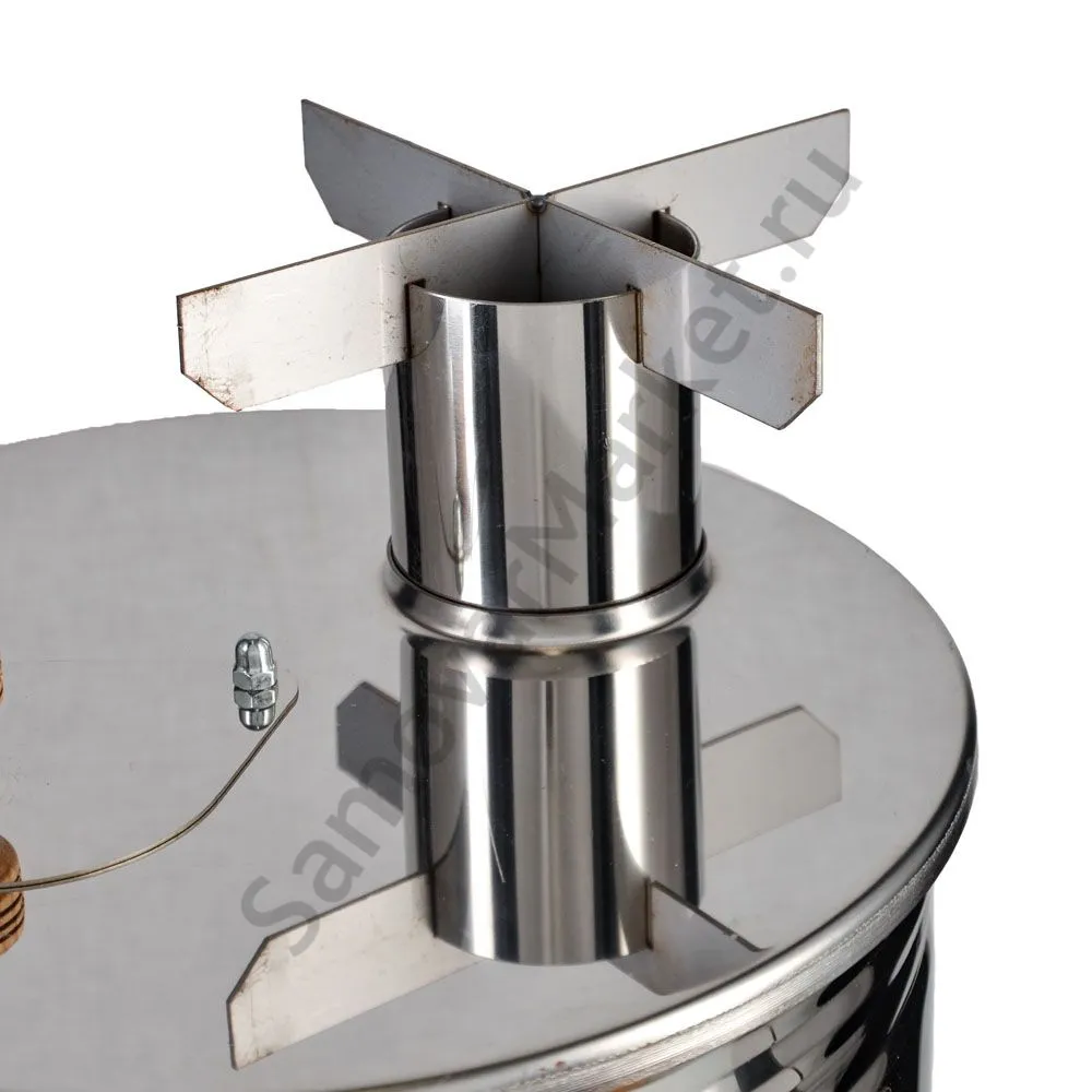 Самовар на дровах туристический 10 литров формы «Банка» с трубой, нержавеющая сталь, серебристый Самовар на дровах туристический 10 литров формы «Банка» с трубой, нержавеющая сталь, серебристый