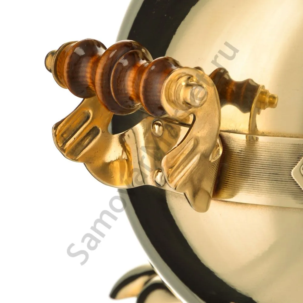 Самовар электрический 3 литра «Золотой петушок», золотой