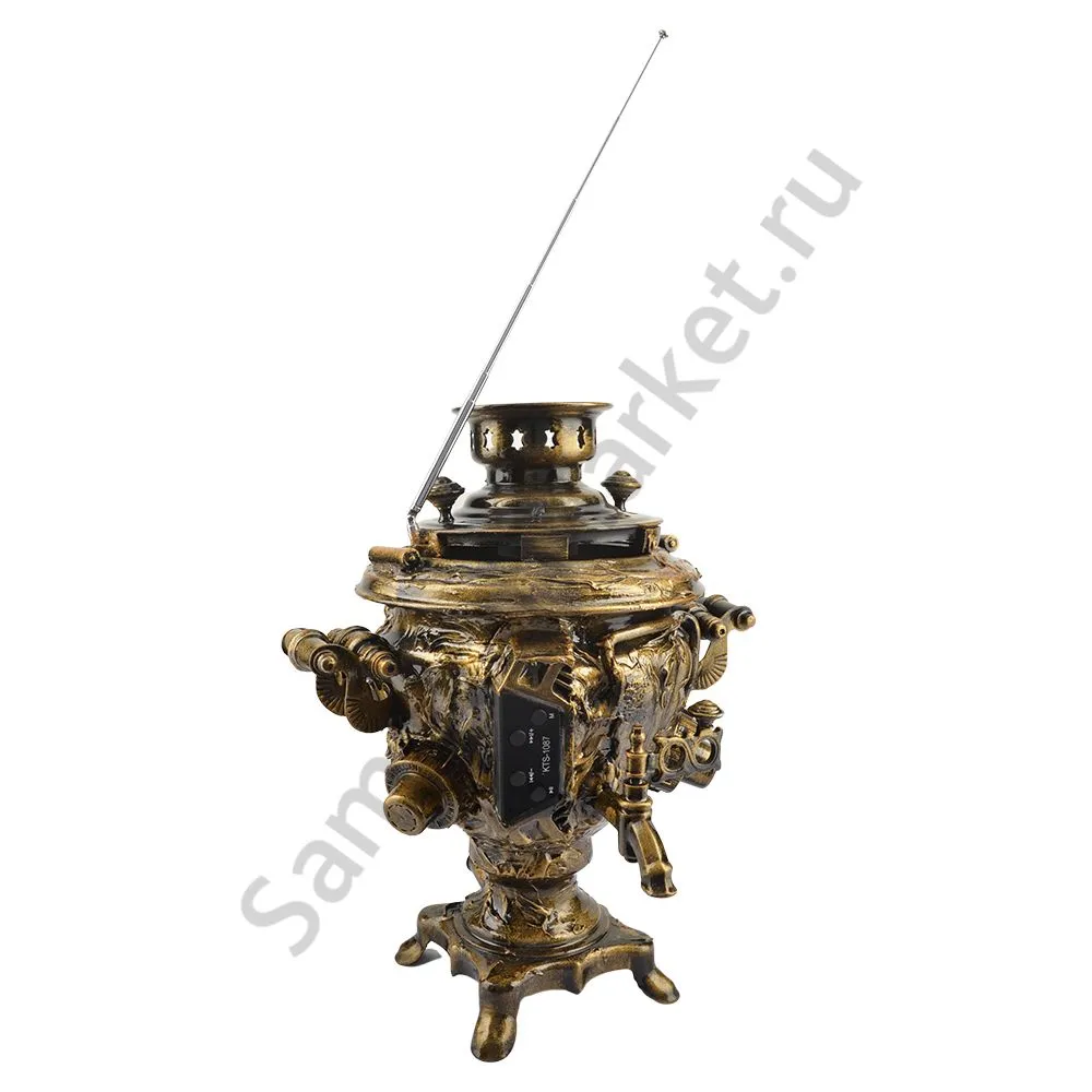 Музыкальный проигрыватель «Самовар» в авторском оформлении