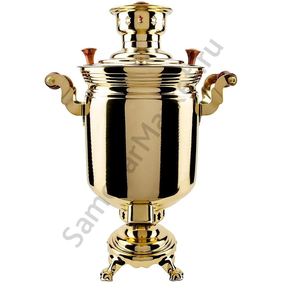 Самовар комбинированный 7 литров формы «Банка с вибронакаткой», золотой, категория «Люкс» Самовар комбинированный 7 литров формы «Банка с вибронакаткой», золотой, категория «Люкс»