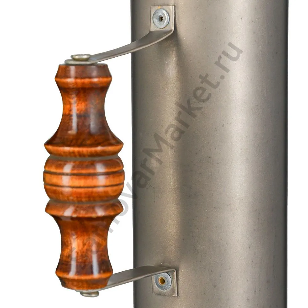 Труба 65 мм для самовара серебристая с травлением по никелю «Люкс»  Труба 65 мм для самовара серебристая с травлением по никелю «Люкс»